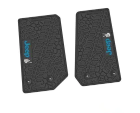 2 Pieces Black w/ Light Blue 