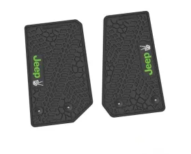 2 Pieces Black w/ Lime 