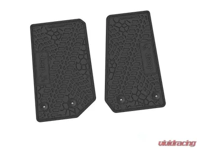 2 Pieces Black Tire Tread/Scorched Earth Scene w/ JEEP Wave w/o Wheel Insert Jeep Wrangler JK 2 Door 2014-2018 - NGTT04066001