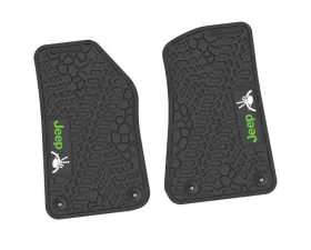 2 Pieces Black w/ Lime 