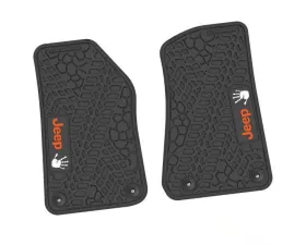 2 Pieces Black w/ Orange 