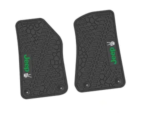 2 Pieces Black w/ Green 