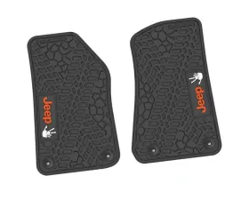 2 Pieces Black w/ Orange 