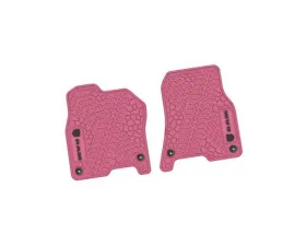 2 Pieces Pink w/ Black Insert Tire Tread/Scorched Earth Scene w/ RAM Head & Text Logo Insert Ram 1500 2019-2024