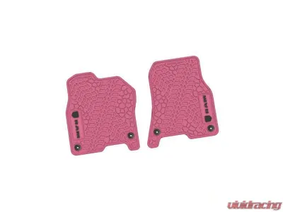 2 Pieces Pink w/ Black Insert Tire Tread/Scorched Earth Scene w/ RAM Head & Text Logo Insert Ram 1500 2019-2024 - NGTT16010600
