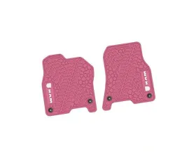 2 Pieces Pink w/ White Insert Tire Tread/Scorched Earth Scene w/ RAM Head & Text Logo Insert Ram 1500 2019-2024