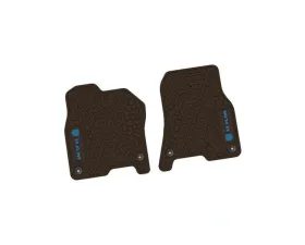 2 Pieces Brown w/ Dark Blue Insert Tire Tread/Scorched Earth Scene w/ RAM Head & Text Logo Insert Ram 1500 2019-2024