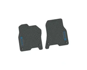 2 Pieces Grey w/ Dark Blue Insert Tire Tread/Scorched Earth Scene w/ RAM Head & Text Logo Insert Ram 1500 2019-2024