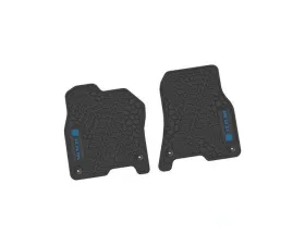 2 Pieces Black w/ Dark Blue Insert Tire Tread/Scorched Earth Scene w/ RAM Head & Text Logo Insert Ram 1500 2019-2024