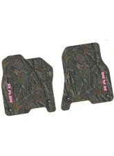 FlexTread Floor Mats Tire Tread | Scorched Earth Scene Rugged Woods with Pink Ram 2019-2022                                     - NGTT16016206 - Image 3