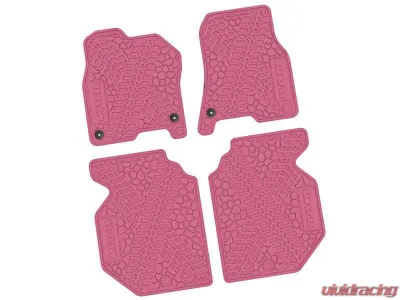 4 Pieces Pink Tire Tread/Scorched Earth Scene w/ RAM Text Insert Ram 1500 Crew Cab 2019-2024 - NGTT17016074