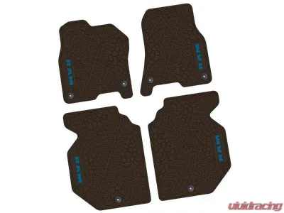 4 Pieces Brown w/ Dark Blue Insert Tire Tread/Scorched Earth Scene w/ RAM Logo & Text Insert Ram 1500 Crew Cab 2019-2024 - NGTT17016760
