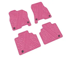 4 Pieces Pink Tire Tread/Scorched Earth Scene Ram 1500 Quad Cab 2019-2024