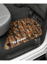 FlexTread Floor Mats Tire Tread | Scorched Earth Scene Cyberflage with White Ram 2500 | 3500 2020-2022                                     - NGTT19016207 - Image 5