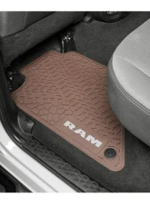 FlexTread Floor Mats Tire Tread | Scorched Earth Scene Brown with White Ram 2500 | 3500 2020-2022                                     - NGTT19016748 - Image 4