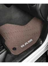 FlexTread Floor Mats Tire Tread | Scorched Earth Scene Brown with Silver Ram 2500 | 3500 2020-2022                                     - NGTT19016783 - Image 3