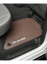 FlexTread Floor Mats Tire Tread | Scorched Earth Scene Brown with Silver Ram 2500 | 3500 2020-2022                                     - NGTT19016783 - Image 5