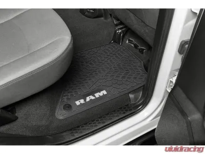 FlexTread Floor Mats Tire Tread | Scorched Earth Scene Black | Pink Ram 2500 | 3500 2020-2022 - NGTT19016974