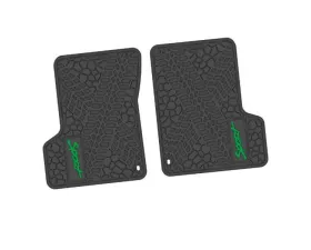 2 Pieces Black w/ Green Insert Tire Tread/Scorched Earth Scene w/ SPORT Insert Jeep Wrangler TJ 1997-2002