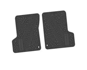 2 Pieces Black Tire Tread/Scorched Earth Scene w/ WRANGLER Insert Jeep Wrangler TJ | LJ 2 Door 1997-2006