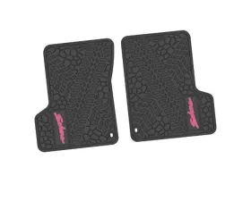 2 Pieces Black w/ Pink Insert Tire Tread/Scorched Earth Scene w/ SAHARA Insert Jeep Wrangler TJ 1997-2002