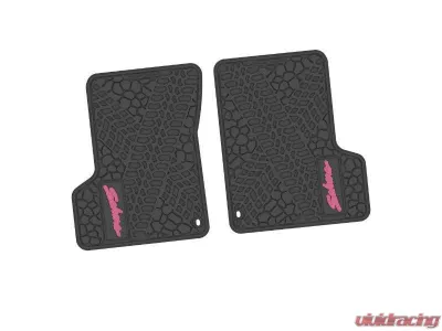 2 Pieces Black w/ Pink Insert Tire Tread/Scorched Earth Scene w/ SAHARA Insert Jeep Wrangler TJ 1997-2002 - NGTT43047974