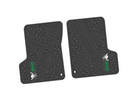 2 Pieces Black w/ Green 