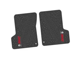 2 Pieces Black w/ Red 