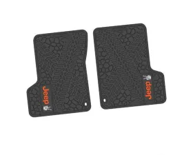 2 Pieces Black w/ Orange 