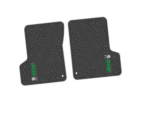 2 Pieces Black w/ Green 