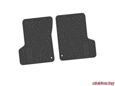 2 Pieces Black Tire Tread/Scorched Earth Scene w/ JEEP Wave w/o Wheel Insert Jeep Wrangler TJ | LJ 2 Door 1997-2006 - NGTT43066001