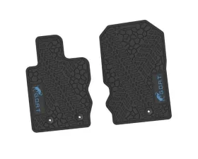 2 Pieces Black w/ Light Blue Insert Tire Tread/Scorched Earth Scene w/ GOAT Insert Ford Bronco 2 | 4 Door 2021-2024