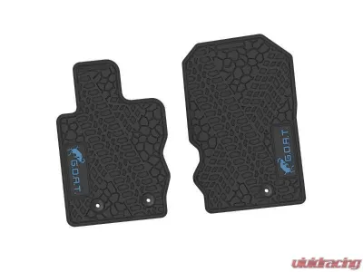 2 Pieces Black w/ Light Blue Insert Tire Tread/Scorched Earth Scene w/ GOAT Insert Ford Bronco 2 | 4 Door 2021-2024 - NGTT48058957
