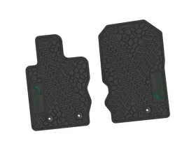 2 Pieces Black w/ Green Insert Tire Tread/Scorched Earth Scene w/ GOAT Insert Ford Bronco 2 | 4 Door 2021-2024