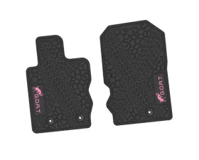 2 Pieces Black w/ Pink Insert Tire Tread/Scorched Earth Scene w/ GOAT Insert Ford Bronco 2 | 4 Door 2021-2024