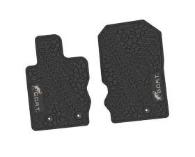 2 Pieces Black w/ Light Gray Insert Tire Tread/Scorched Earth Scene w/ GOAT Insert Ford Bronco 2 | 4 Door 2021-2024