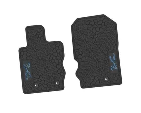 2 Pieces Black w/ Light Blue Insert Tire Tread/Scorched Earth Scene w/ Running Wild Insert Ford Bronco 2 | 4 Door 2021-2024