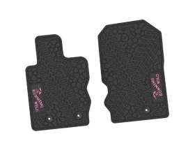 2 Pieces Black w/ Pink Insert Tire Tread/Scorched Earth Scene w/ Running Wild Insert Ford Bronco 2 | 4 Door 2021-2024