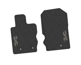 2 Pieces Black w/ Light Gray Insert Tire Tread/Scorched Earth Scene w/ Running Wild Insert Ford Bronco 2 | 4 Door 2021-2024