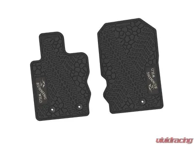 2 Pieces Black w/ Light Gray Insert Tire Tread/Scorched Earth Scene w/ Running Wild Insert Ford Bronco 2 | 4 Door 2021-2024 - NGTT48059980