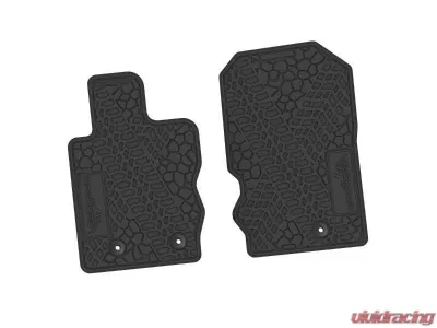 2 Pieces Black Tire Tread/Scorched Earth Scene w/ Offroad Insert Ford Bronco 2 | 4 Door 2021-2024 - NGTT48062001