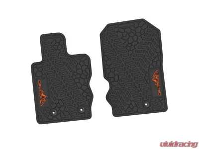 2 Pieces Black w/ Orange Insert Tire Tread/Scorched Earth Scene w/ Offroad Insert Ford Bronco 2 | 4 Door 2021-2024 - NGTT48062973