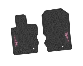 2 Pieces Black w/ Pink Insert Tire Tread/Scorched Earth Scene w/ Offroad Insert Ford Bronco 2 | 4 Door 2021-2024