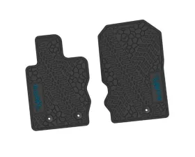 2 Pieces Black w/ Dark Blue Insert Tire Tread/Scorched Earth Scene w/ GOAT/Mountain Insert Ford Bronco 2 | 4 Door 2021-2024