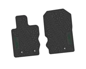 2 Pieces Black w/ Green Insert Tire Tread/Scorched Earth Scene w/ GOAT/Mountain Insert Ford Bronco 2 | 4 Door 2021-2024