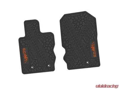 2 Pieces Black w/ Orange Insert Tire Tread/Scorched Earth Scene w/ GOAT/Mountain Insert Ford Bronco 2 | 4 Door 2021-2024 - NGTT48063973