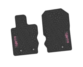 2 Pieces Black w/ Pink Insert Tire Tread/Scorched Earth Scene w/ GOAT/Mountain Insert Ford Bronco 2 | 4 Door 2021-2024