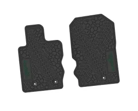 2 Pieces Black w/ Green Insert Tire Tread/Scorched Earth Scene w/ Squatch/Mountain Insert Ford Bronco 2 | 4 Door 2021-2024