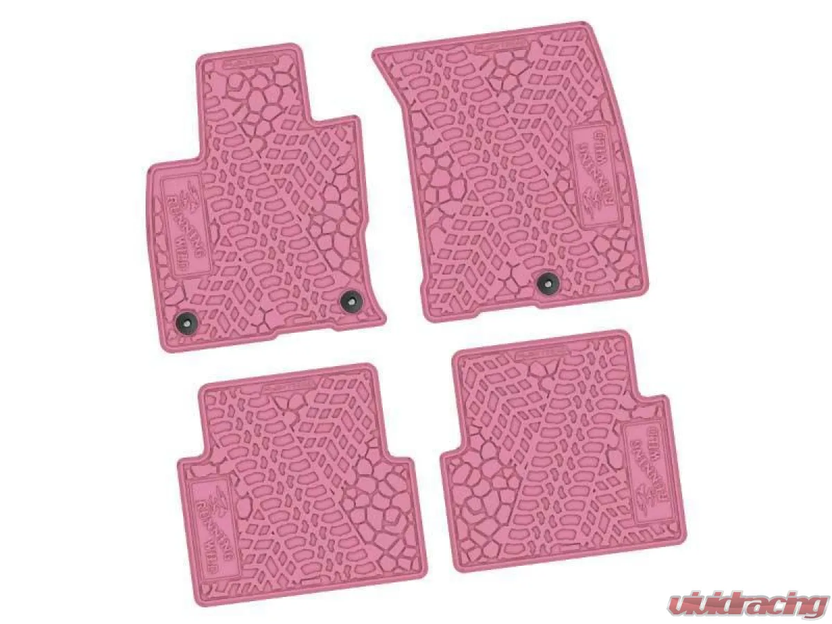 4 Pieces Pink Tire Tread/Scorched Earth Scene w/ Running Wild Insert