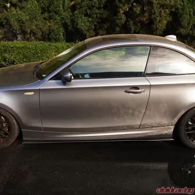 Street Aero Cross Faded Side Skirt Splitter Set BMW 135i 2010 - s-ssa-bmw-001-cf-s75.5c